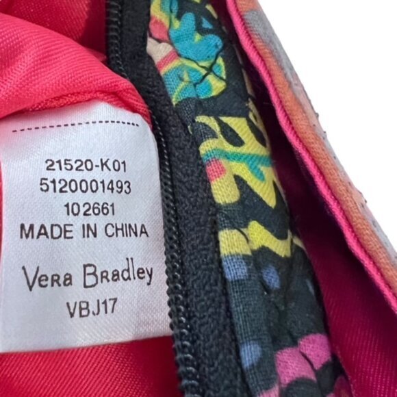 Vera‎ Bradley Twilight Paisley Wallet - Very Cute - Card Holder Zip Pocket - Picture 5 of 5